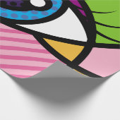 Illustratie van pop ART-ogen.art, pop, oog, grafis Cadeaupapier (Hoek)