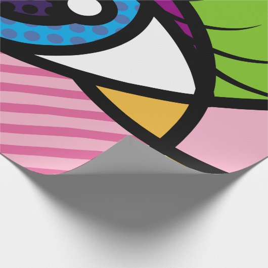 Illustratie van pop ART-ogen.art, pop, oog, grafis Cadeaupapier (Hoek)