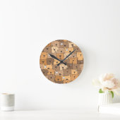 Illustratie van pop-up-hondenrooster ronde klok (Huis)