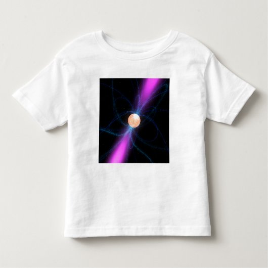Illustratie van pulsar 2 kinder shirts (Voorkant)