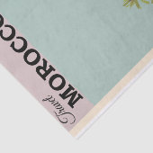 illustratie van reizen naar Marokko Tissuepapier (Detail)