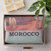 illustratie van reizen naar Marokko Tissuepapier (Geschenk)