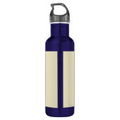 Illustratie van Retro Robot Aangepaste Kinderen Waterfles (Achterkant)