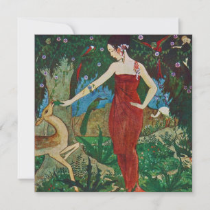 Illustratie van  Rie Cramer Hartelijk dank Bedankkaart