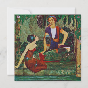 Illustratie van  Rie Cramer Hartelijk dank Bedankkaart