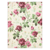  illustratie van rozen op neutrale basis tafelkleed (Voorkant)