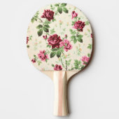 illustratie van rozen op neutrale basis tafeltennisbatje (Achterkant)