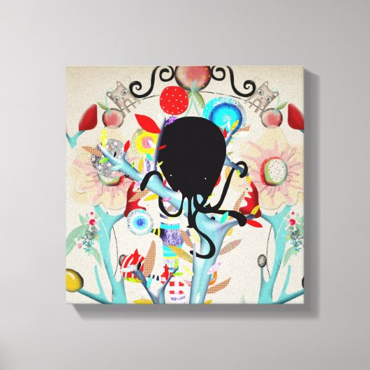 Illustratie van Rupydetequila Childrens 2014 Canvas Afdruk (Voorkant)