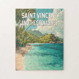 Illustratie van Saint Vincent en de Grenadines Legpuzzel