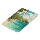 Illustratie van Saint Vincent en de Grenadines Magneet (Linkerzijde)