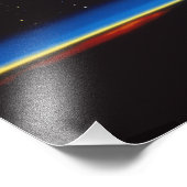 Illustratie van satellieten over de Aarde Foto Afdruk (Hoek)