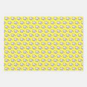 Illustratie van schapontwerp over het gehele patro inpakpapier vel (Voorkant 3)