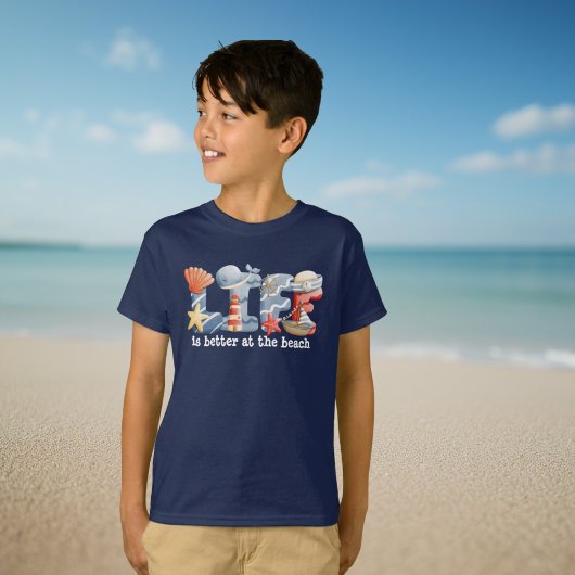 Illustratie van scheepswaterverflettering t-shirt