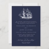 Illustratie van scheepvaartschip Navy formele trou Kaart (Voorkant)