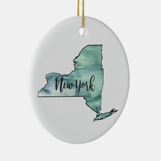 Illustratie van schilderkunst in New York Keramisch Ornament (Rechts)