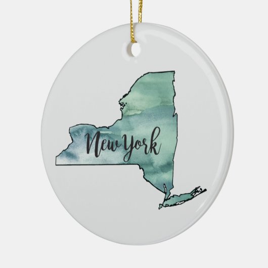 Illustratie van schilderkunst in New York Keramisch Ornament (Links)