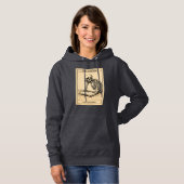 Illustratie van Skeletdenker Hoodie (Voorkant volledig)