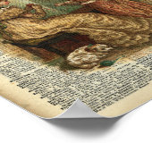 Illustratie van snijkunst van onderliggend boek poster (Hoek)