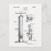 Illustratie van  spomppatroon briefkaart (Voorkant)