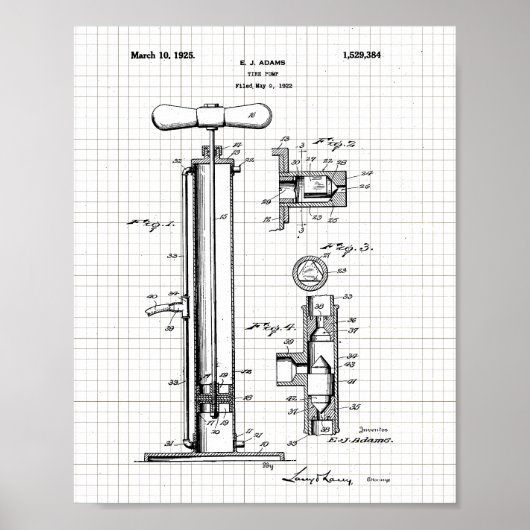 Illustratie van  spomppatroon poster (Voorkant)