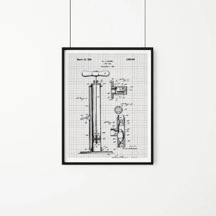 Illustratie van  spomppatroon poster