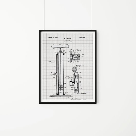 Illustratie van  spomppatroon poster