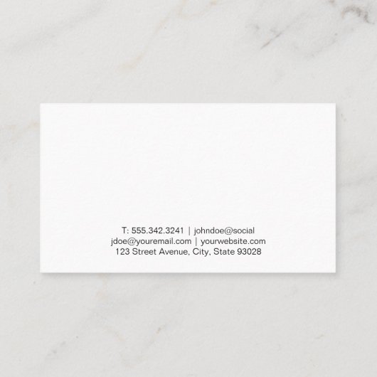 Illustratie van sportwagen | Auto Wash-patroon Visitekaartje (Achterkant)