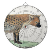 Illustratie van Spotted Hyena | Africa Animal Dartbord (Voorkant)
