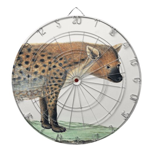 Illustratie van Spotted Hyena | Africa Animal Dartbord (Voorkant)