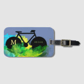 illustratie van stadscyclus - kunst bagagelabel (Voorkant (horizontaal))