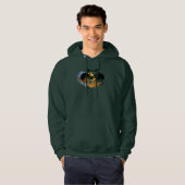 illustratie van stadscyclus - kunst hoodie (Voorkant volledig)