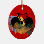 illustratie van stadscyclus - kunst keramisch ornament (Rechts)