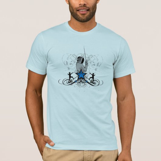 Illustratie van stedelijke en heupscheiding t-shirt (Voorkant)