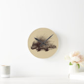  illustratie van stekelvarkens ronde klok (Huis)