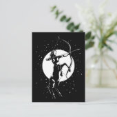 Illustratie van sterrenbeeld - Boogschutter Briefkaart (Staand voorkant)