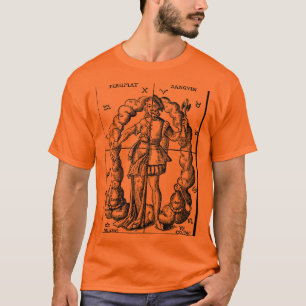 illustratie van sterrenbeelden t-shirt