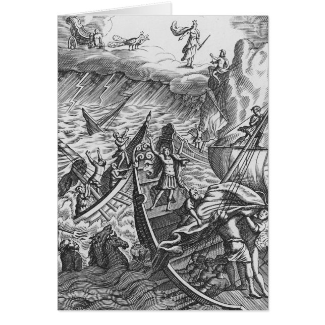 Illustratie van 'The Aeneid' door Virgil (Voorkant)