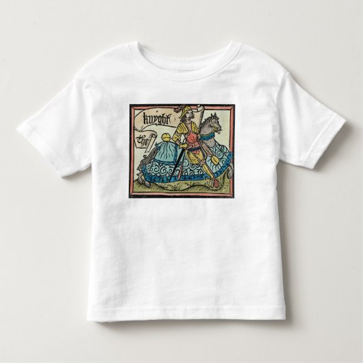Illustratie van "The Canterbury Tales" Kinder Shirts (Voorkant)
