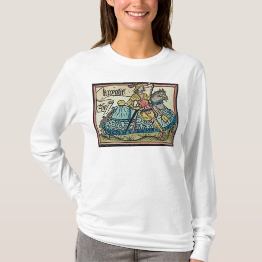 Illustratie van "The Canterbury Tales" T-shirt (Voorkant)