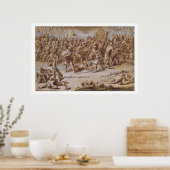 Illustratie van 'The Iliad', 1760 (pen en inkt, wa Poster (Keuken)