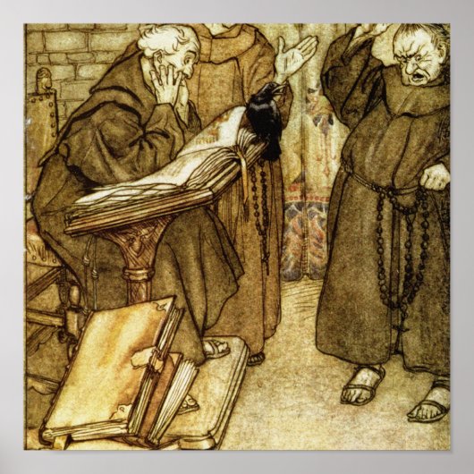 Illustratie van "The Jackdaw of Rheims" Poster (Voorkant)