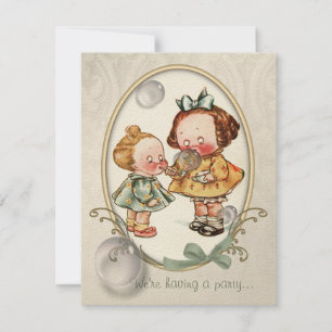 illustratie van Tiny Toddlers nodigt uit Kaart