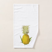  illustratie van tropische ananas bad handdoek (Handdoek)