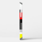 illustratie van tv zonder signaal terug in retro s Case-Mate iPhone case (Achterkant / Links)