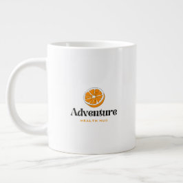 Illustratie van typografie grote koffiekop
