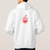 Illustratie van typografie hoodie (Achterkant)