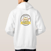 Illustratie van typografie hoodie (Achterkant)