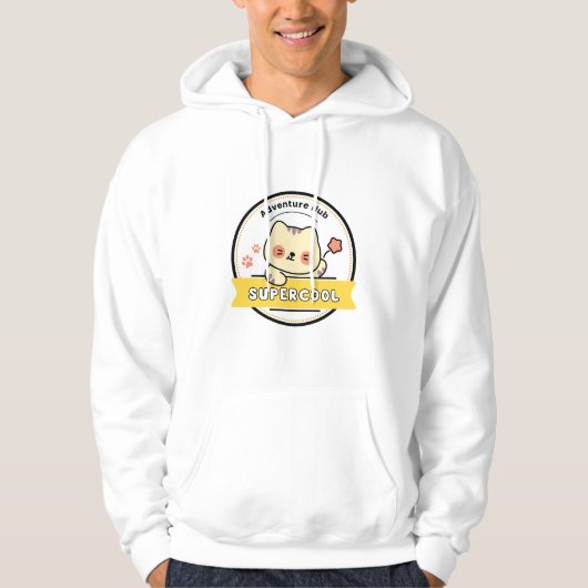 Illustratie van typografie hoodie (Voorkant)