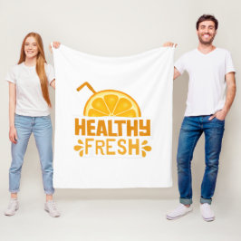 Illustratie van typografie logo artwork fleece deken