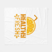 Illustratie van typografie logo artwork fleece deken (Voorkant (Horizontaal))